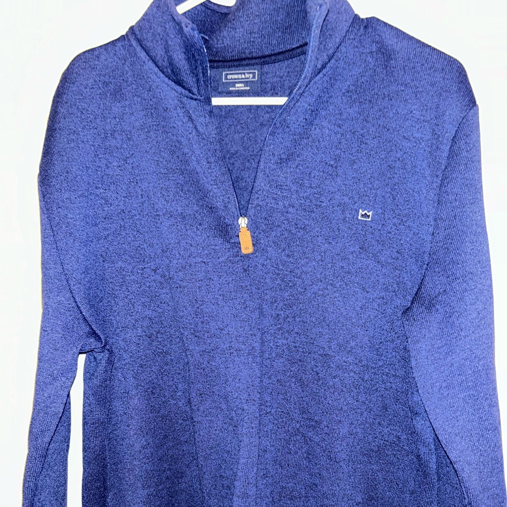 Men’s Crown & Ivy Half Zip Pullover Sz S